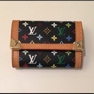 Louis Vuitton Multicolor Porte Monnaie Plat Coin